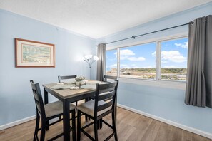 Condo, Multiple Beds, Balcony, Ocean View (By The Wave Side) | Dining - By the Wave Side Oceanfront! (Panama City Beach)