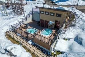 Outdoor pool, a heated pool - Luxury Amenities- Steps to MTN- 2 Hot Tubs- Pool/Ping Pong Table-Massage Chair (Steamboat Springs)
