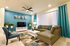 TV connectée, cheminée