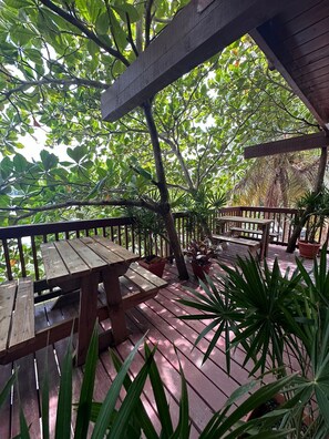 Basic Double Room, Balcony, Lake View | Terrace/patio - Oasis Paradise Hotel (Tela)