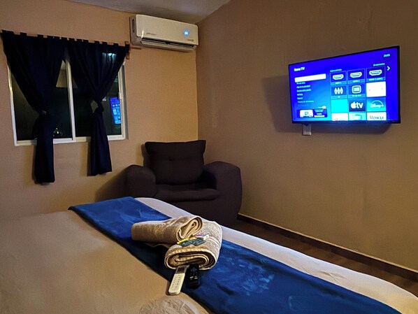 2 chambres, fer et planche à repasser, Wi-Fi, literie fournie