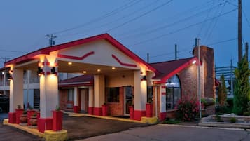 Front of property - evening/night