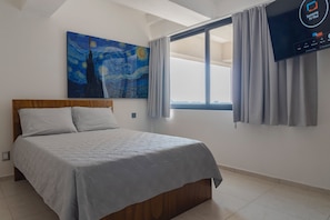 Appartement Deluxe, balcon, vue piscine