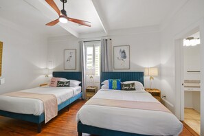 6 bedrooms, iron/ironing board, travel cot, free WiFi