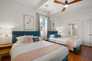 13 bedrooms, desk, iron/ironing board, travel crib