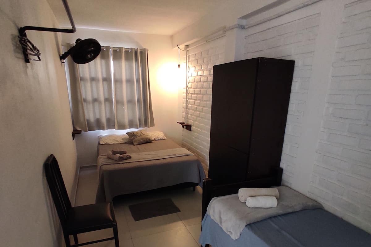 Economy Triple Room, Shared Bathroom (103) | 1 bedroom, free WiFi, bed sheets