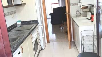 Microondas, horno, placa de cocina y lavavajillas