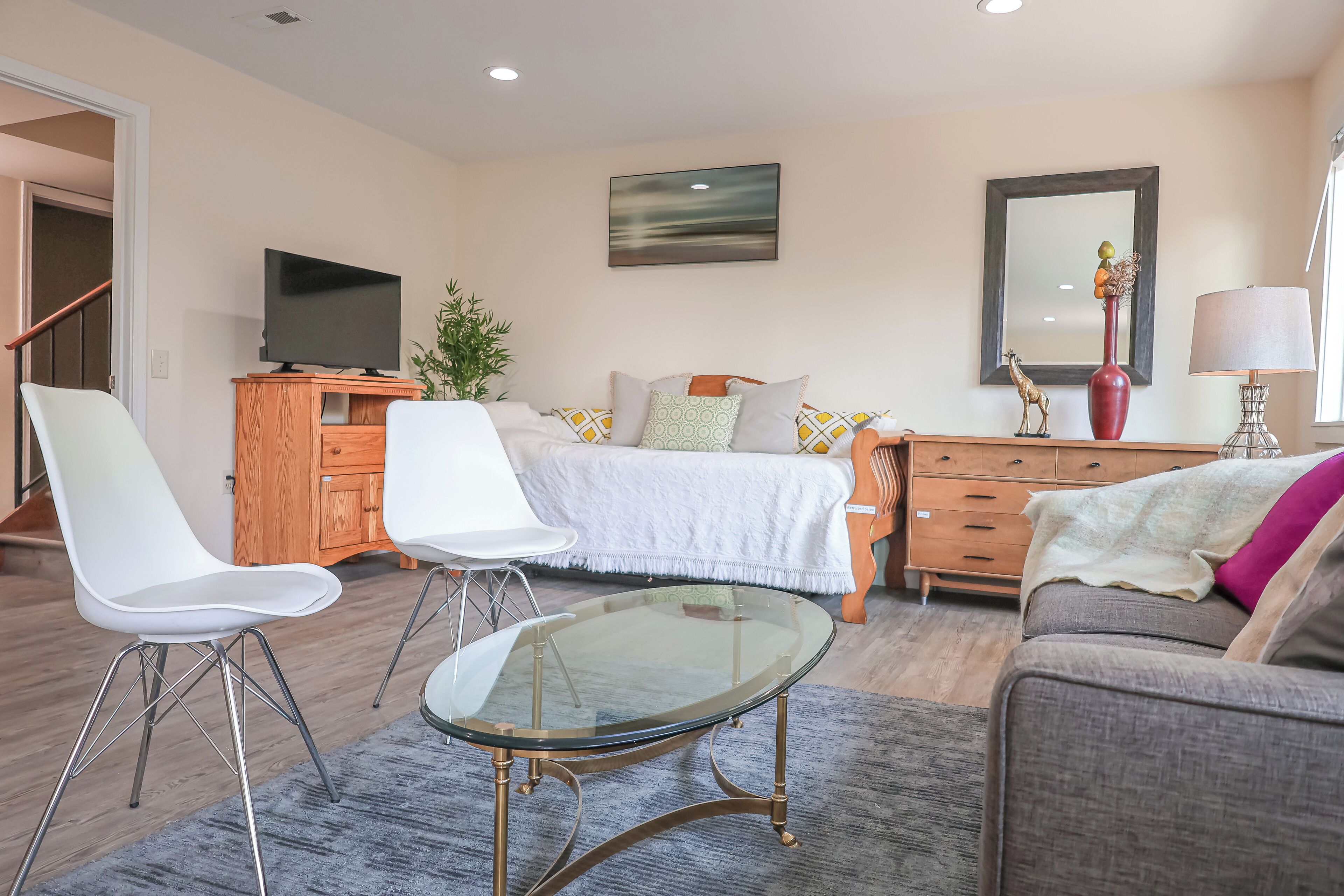 2 Schlafzimmer, Schreibtisch, Bügeleisen/Bügelbrett, kostenloses WLAN