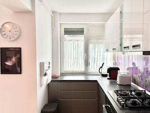 Kühlschrank, Ofen, Herdplatte, Geschirrspüler
