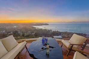 Outdoor dining - Escape to Casa Ensueño, a stunning three-story luxury villa with ocean views. (Sayulita)