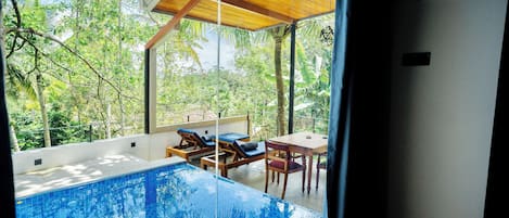 Superior-Villa, 1 Schlafzimmer | Wohnbereich