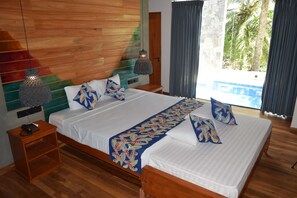 Villa superior, 1 habitación | Sábanas de algodón egipcio y ropa de cama de alta calidad