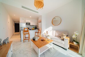 Living area - Couples PH  @ Cana Rock Star with Great Golf Views (Bavaro)