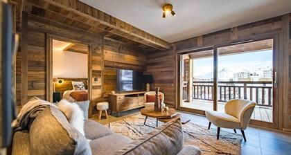 7-person flat with jacuzzi in a new residence on the snow front