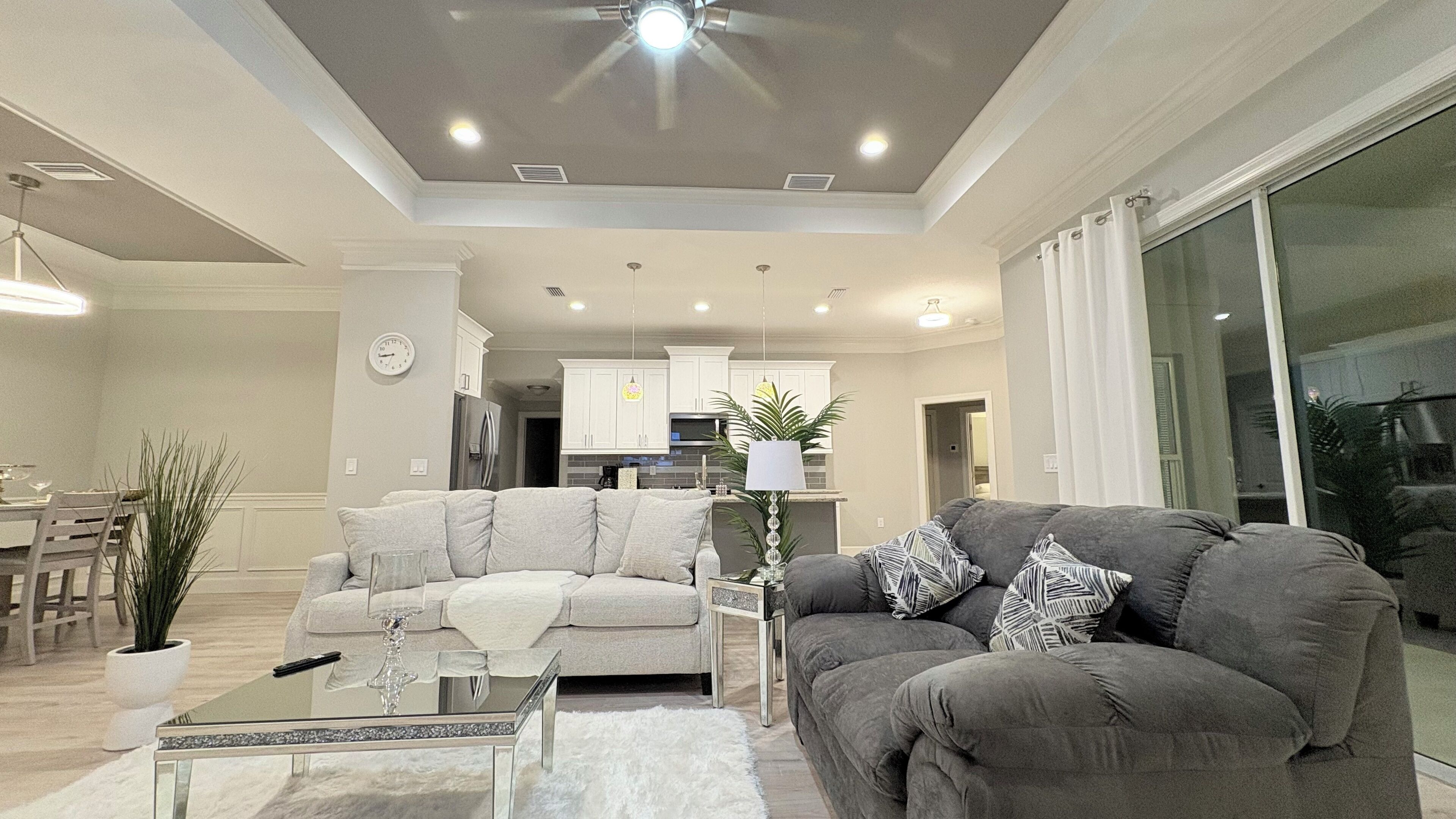 TV connectée, cheminée