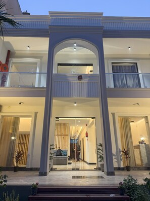 Front of property - evening/night