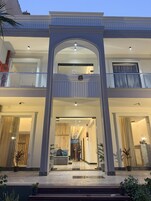 Front of property - evening/night