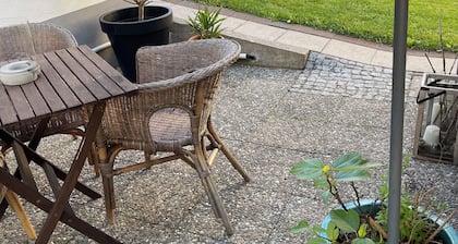 Cozy and comfortable vacation apartment with a view of the garden