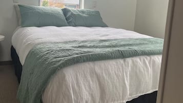 3 bedrooms, iron/ironing board, travel cot, WiFi