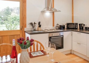 Fridge, oven, stovetop, toaster