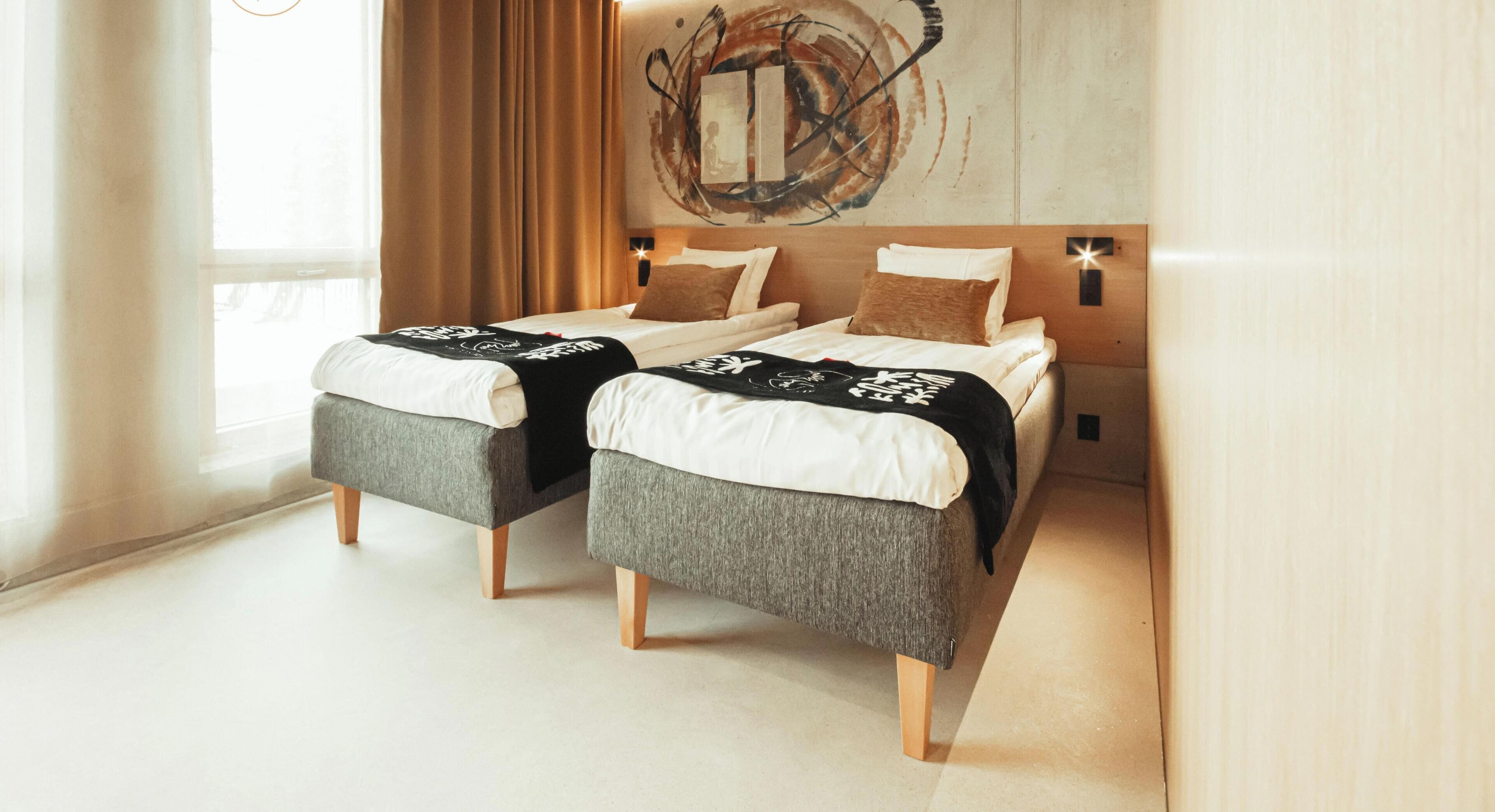 Family Quadruple Room, Mobility Accessible, Non Smoking | Desk, laptop workspace, blackout curtains, soundproofing