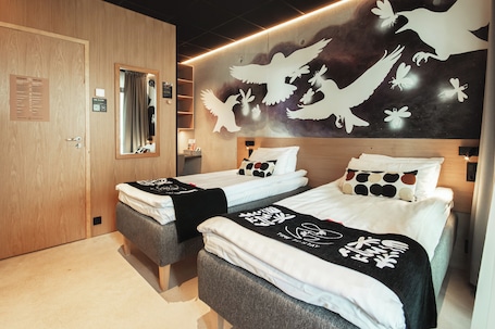 Standard Twin Room, Non Smoking, Private Bathroom | Individually decorated, desk, laptop workspace, blackout drapes