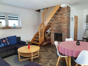 House | Living room - Comfortable Holiday Home, Private Garden, Sauna (Smoldzino)