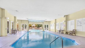 Indoor pool, outdoor pool