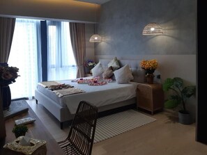 Cobertura superluxo, vista para a cidade | Banheiro | Produtos de toalete grátis, secador de cabelo, toalhas de banho