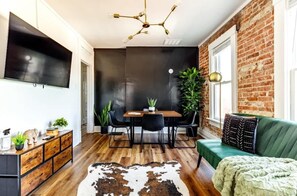 Smart TV, books, video library, offices