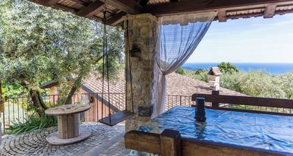 Positano Villa with View - Large Garden and Private Pool - 3 bedrooms 2 bathrooms