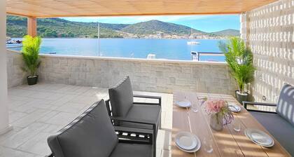 Beachfront Villa with private Indoor Pool and stunning Sea View