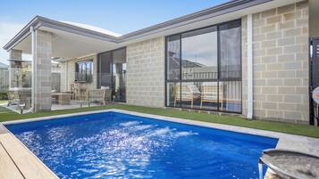 Una piscina riscaldata