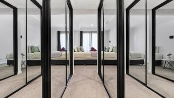 2 habitaciones, tabla de planchar con plancha y wifi gratis