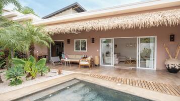 House, 3 Bedrooms, Private Pool, Pool View | Terrace/patio