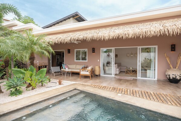 House, 3 Bedrooms, Private Pool, Pool View | Terrace/patio