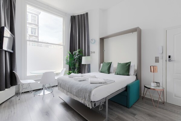 1 Schlafzimmer, Bügeleisen/Bügelbrett, kostenloses WLAN, Bettwäsche