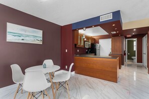 Basic Apartment, Multiple Beds, Pool Access | Living area