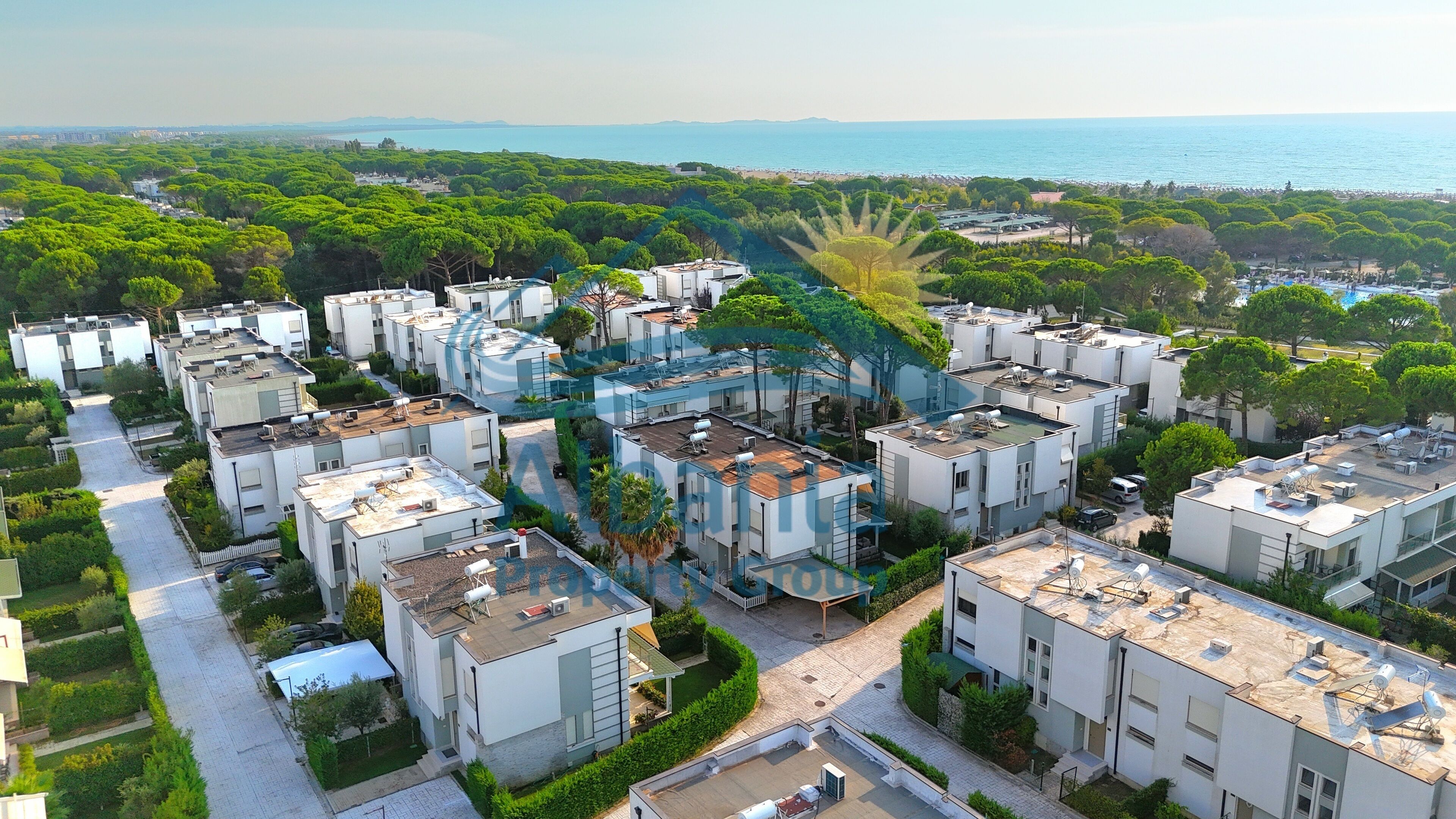 Utsikt over resort