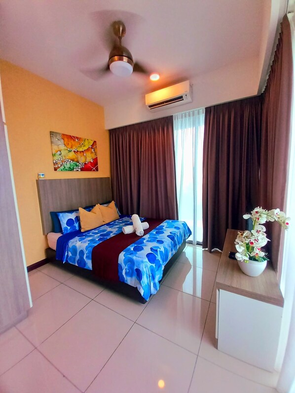 1 chambre, fer et planche Ă repasser, draps fournis