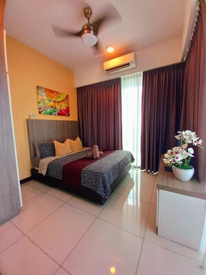 1 chambre, fer et planche Ă repasser, draps fournis