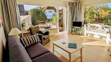 Smart TV, books, stereo