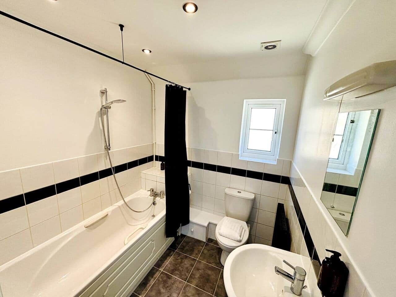 Hair dryer, soap, toilet paper