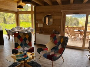 Living area - Chalet Alpage 10 persons (Bussang)