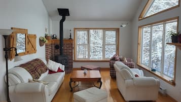 Tv, eldstad, tv-spel och dvd-spelare