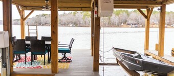 Enjoy Stunning Water Views! - Double Deck Boathouse & Large Fenced Backyard