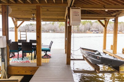 Enjoy Stunning Water Views! - Double Deck Boathouse & Large Fenced Backyard