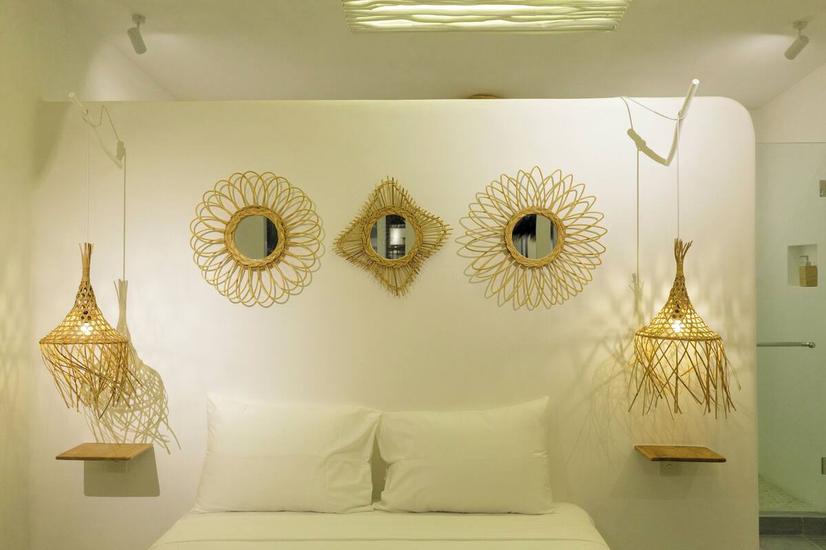 Deluxe Double Room, Pool View | Premium bedding, down duvets, in-room safe, blackout curtains