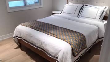 4 slaapkamers, een strijkplank/strijkijzer, wifi, beddengoed