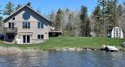 UP Lake Home with access to 3 lakes - fish, swim, relax!